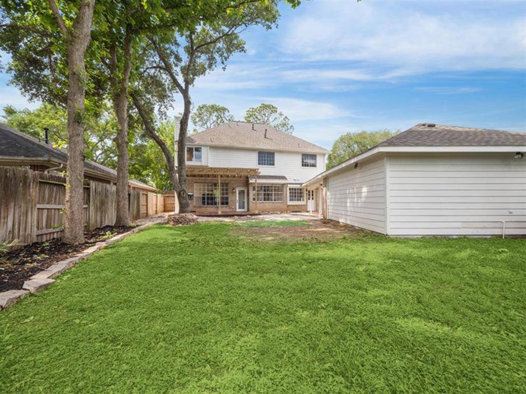 BACKYARD HAS AN OPEN LAYOUT THAT PROVIDE ENDLESS POSSIBILITIES FOR GARDENING, PLAY, OR CUSTOM LANDSCAPING.
