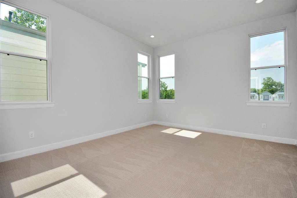 Primary bedroom on the second floor