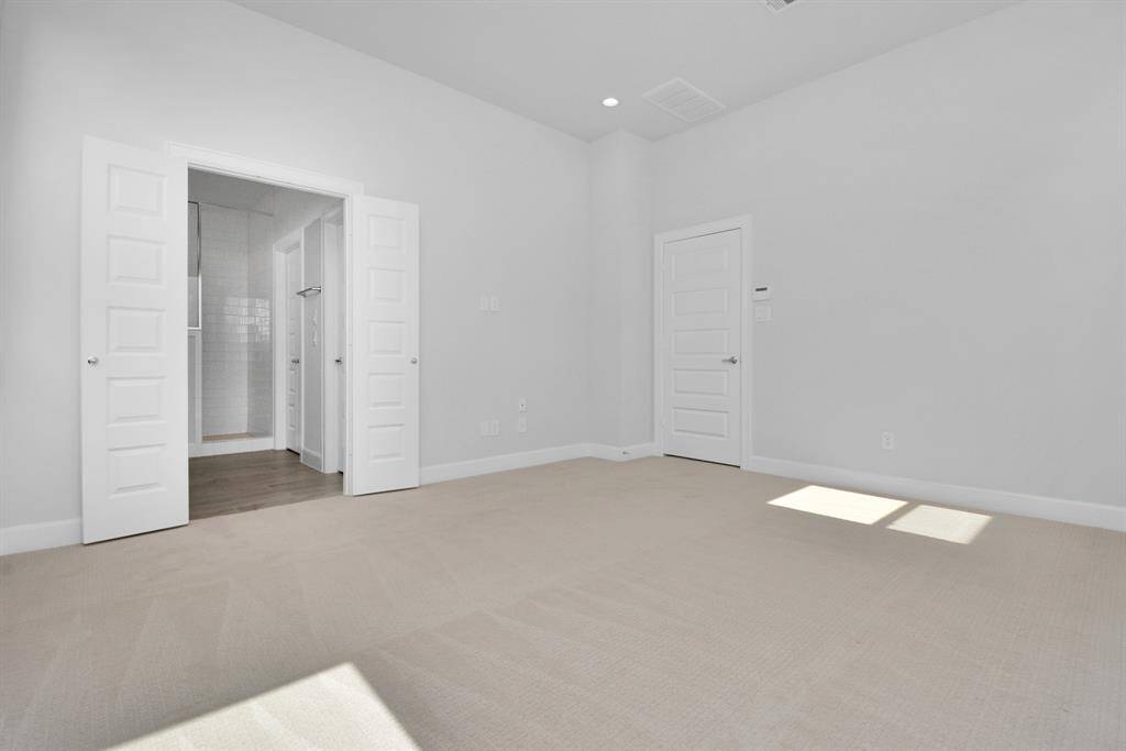 Primary bedroom on the second floor