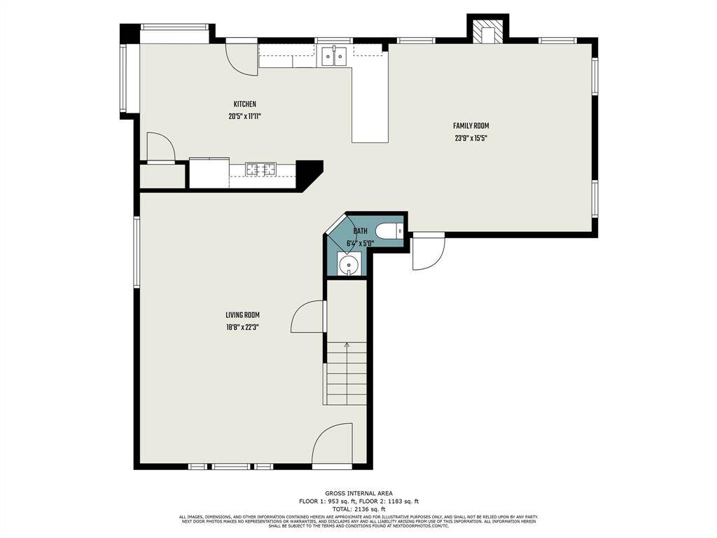 Downstairs floor plan