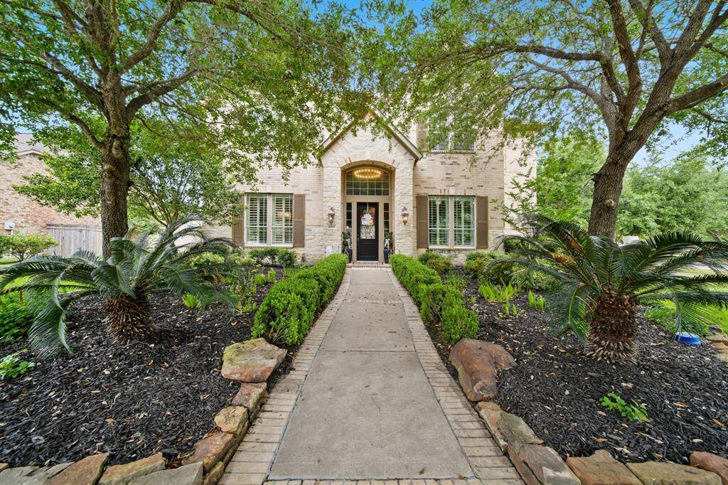 Nestled on this beautiful corner lot on a quiet culd--de-sac.