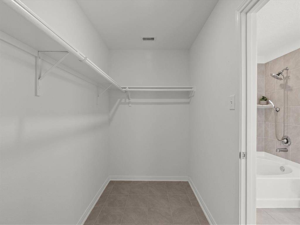 Large primary closet