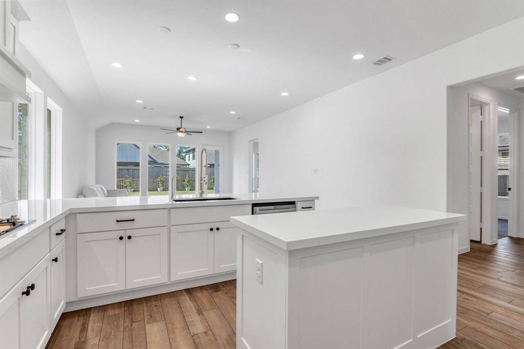 Kitchen Open to Living/Dining