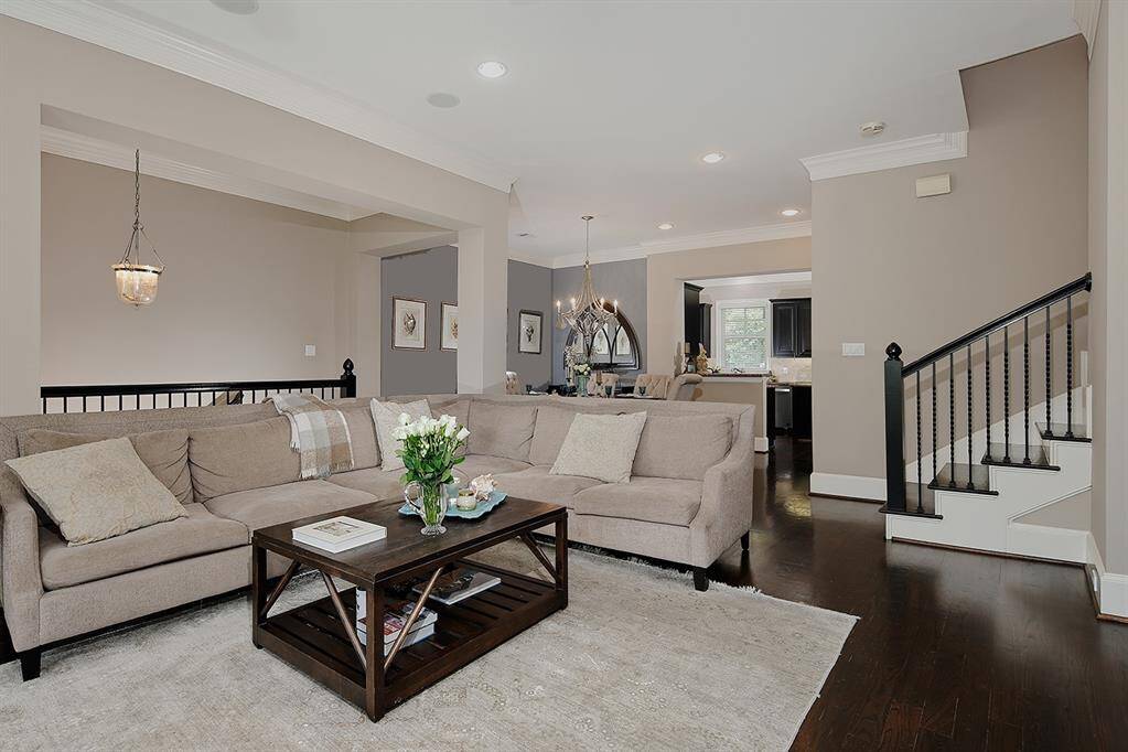 Open living, dining with kitchen in back, ideal layout whether entertaining friends or being with family.