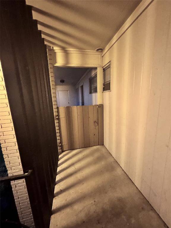 Fenced in Patio/Porch wit Storage Closet