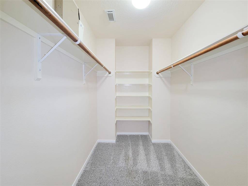 Walk-in closet.