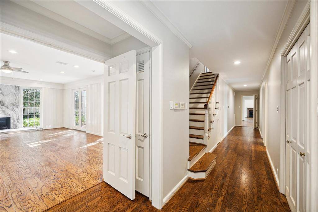 Back stairway.