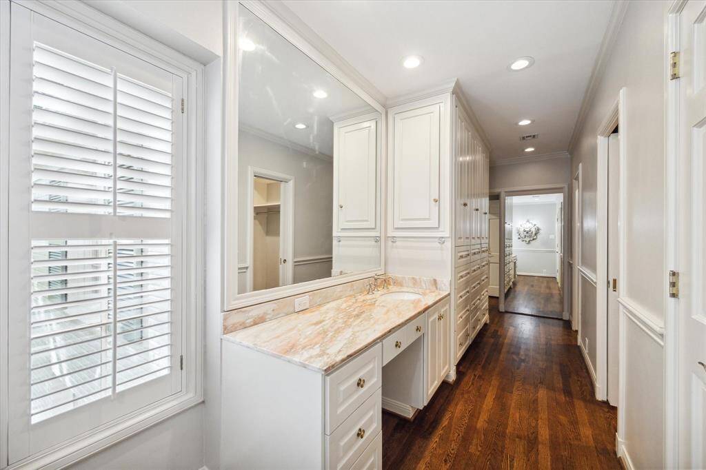 One of two primary bathrooms.