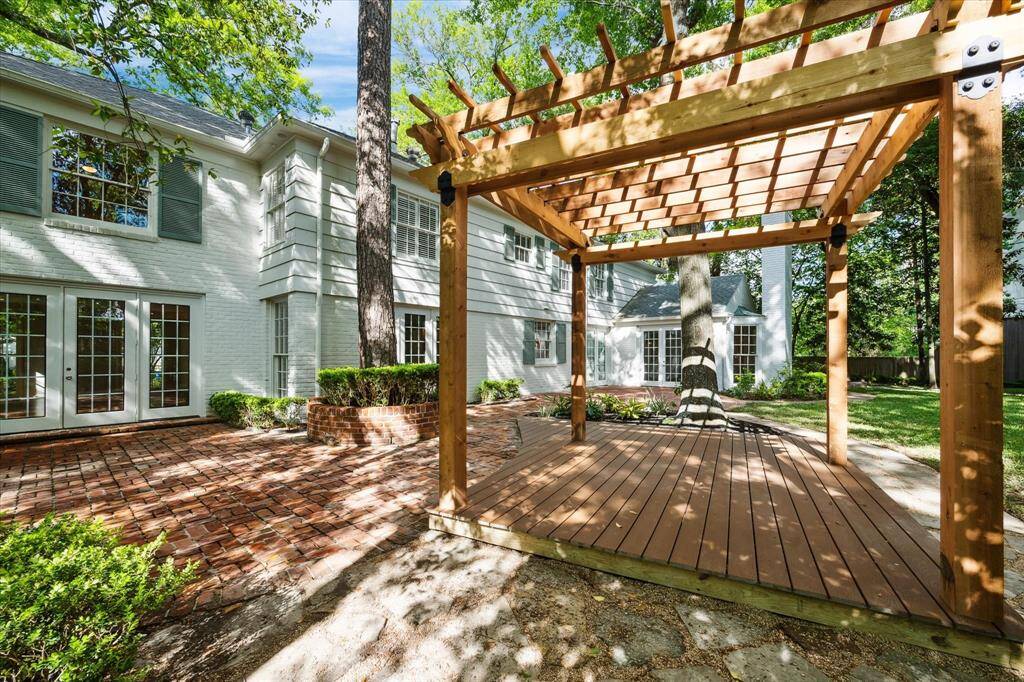 Back patio.