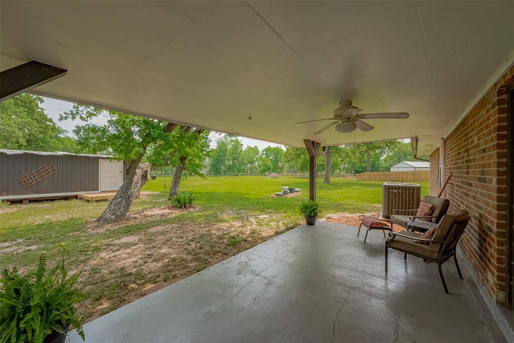 Imagine having your morning coffee out here on the back porch while watching the deer play.