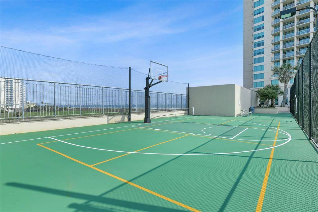 Enjoy vibrant pickleball and basketball games in your own community court.