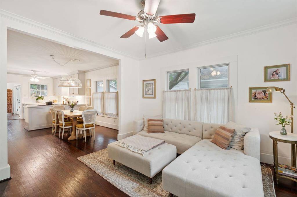 The open floor plan transitions seamlessly between all living spaces, ideal for entertaining and everyday living.