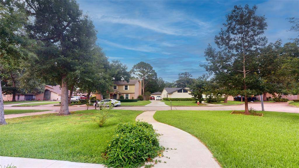 View from the front door - 811 Devonport is a quiet, wooded cul-de-sac street. No through traffic here!