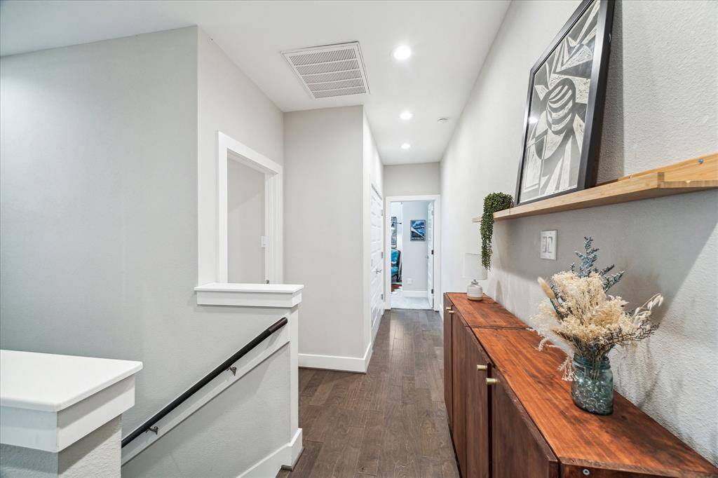 All bedrooms are upstairs. Each bedroom has its own ensuite bathroom.