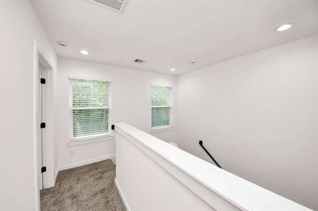 upstairs