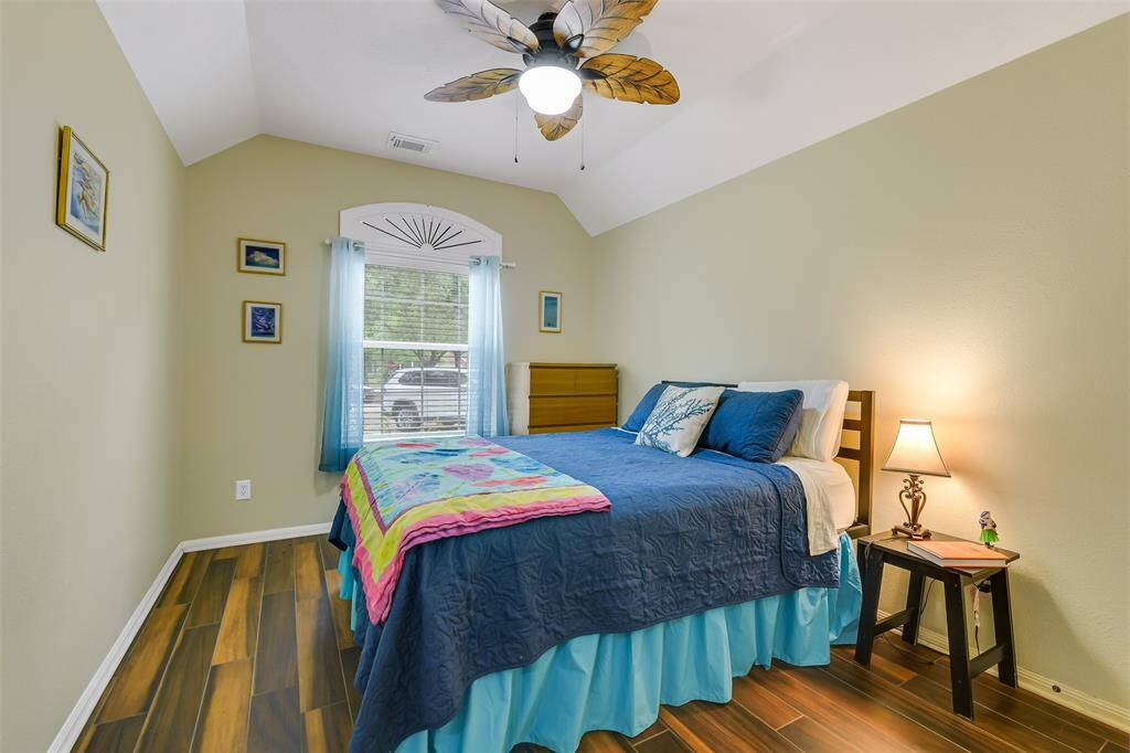 Secondary bedroom at the front of the home.