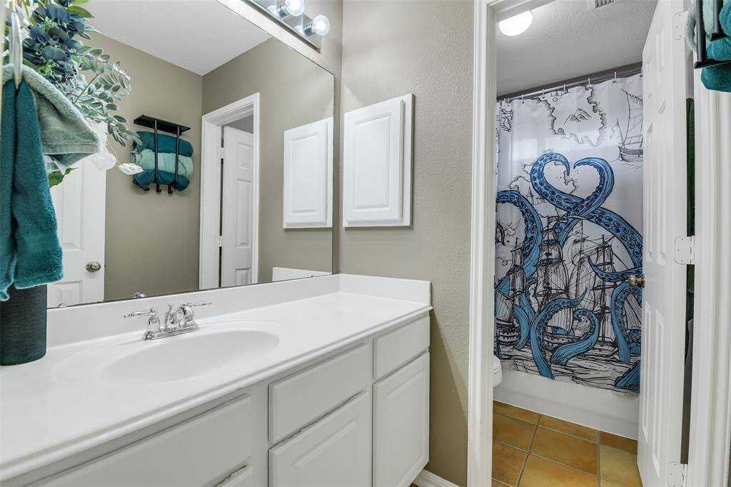 Full bathroom downstairs.