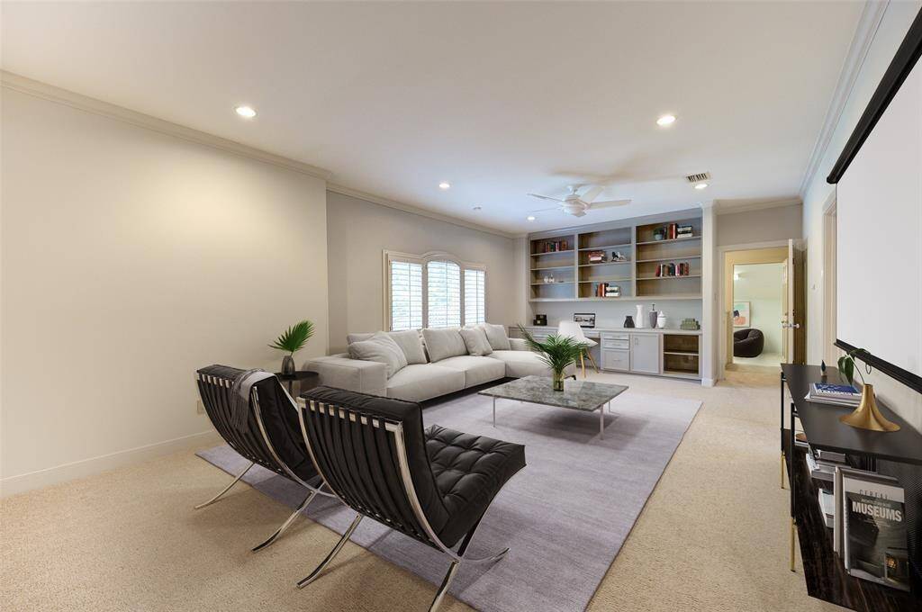 Oversized game/media flex area - 2nd floor