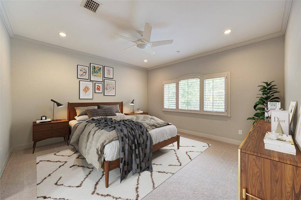 One of two 2nd floor bedrooms