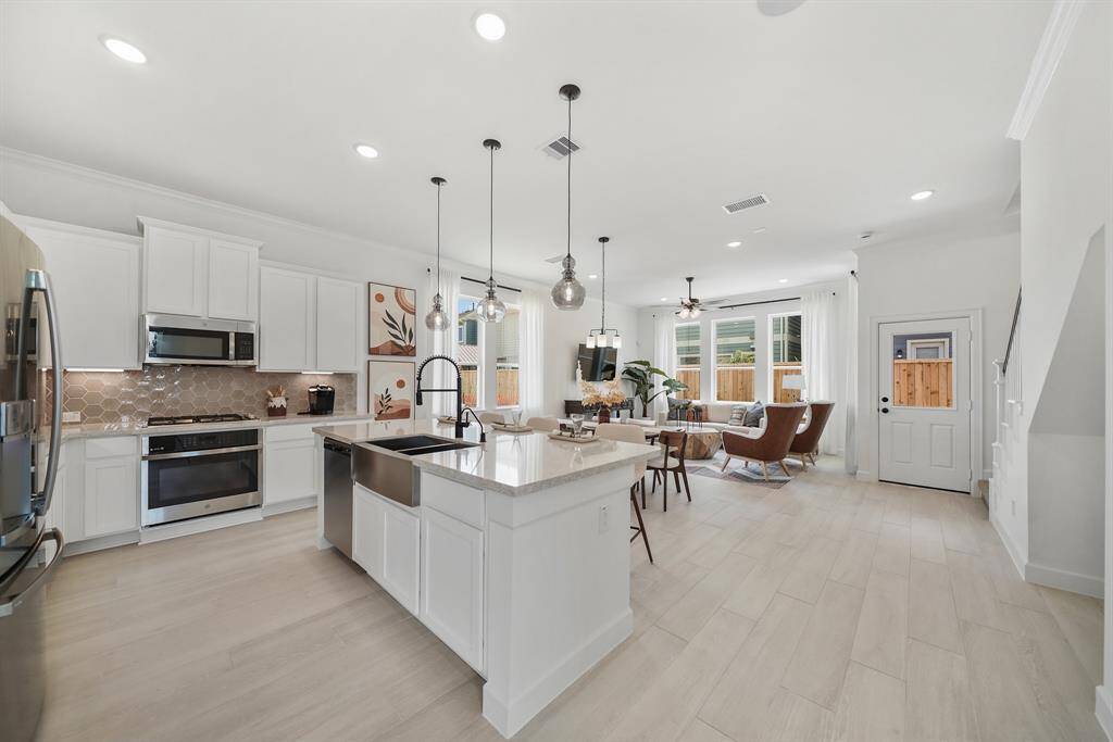 Bright open floor plan