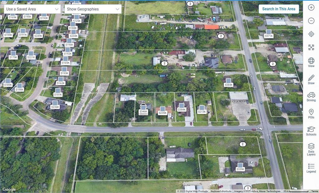 Google Satalite Over-View of the land and Subdivision.