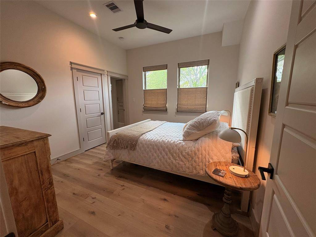 This is the first bedroom on the second floor. A great size for family members or guest.