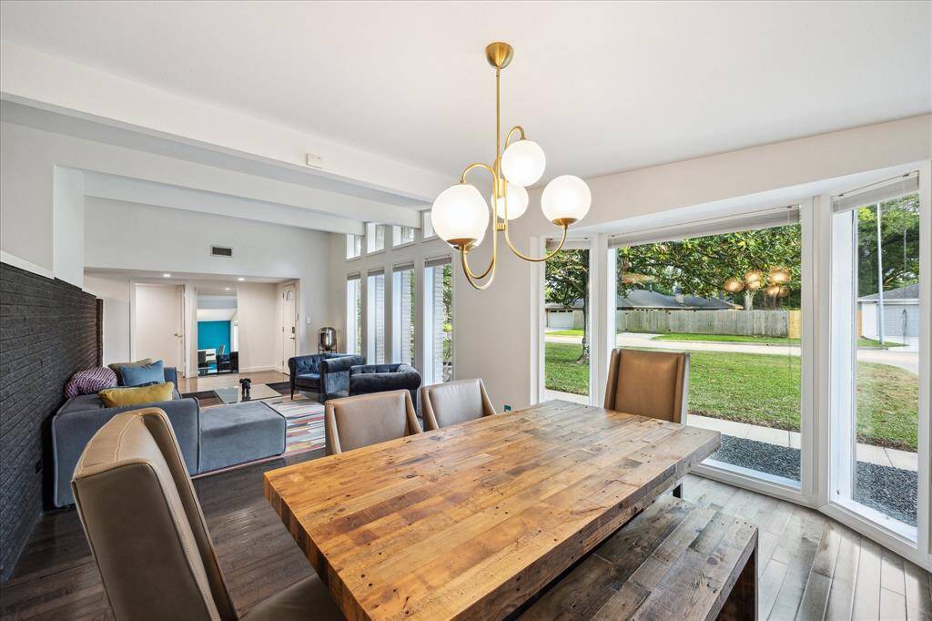 View from your formal dining room
