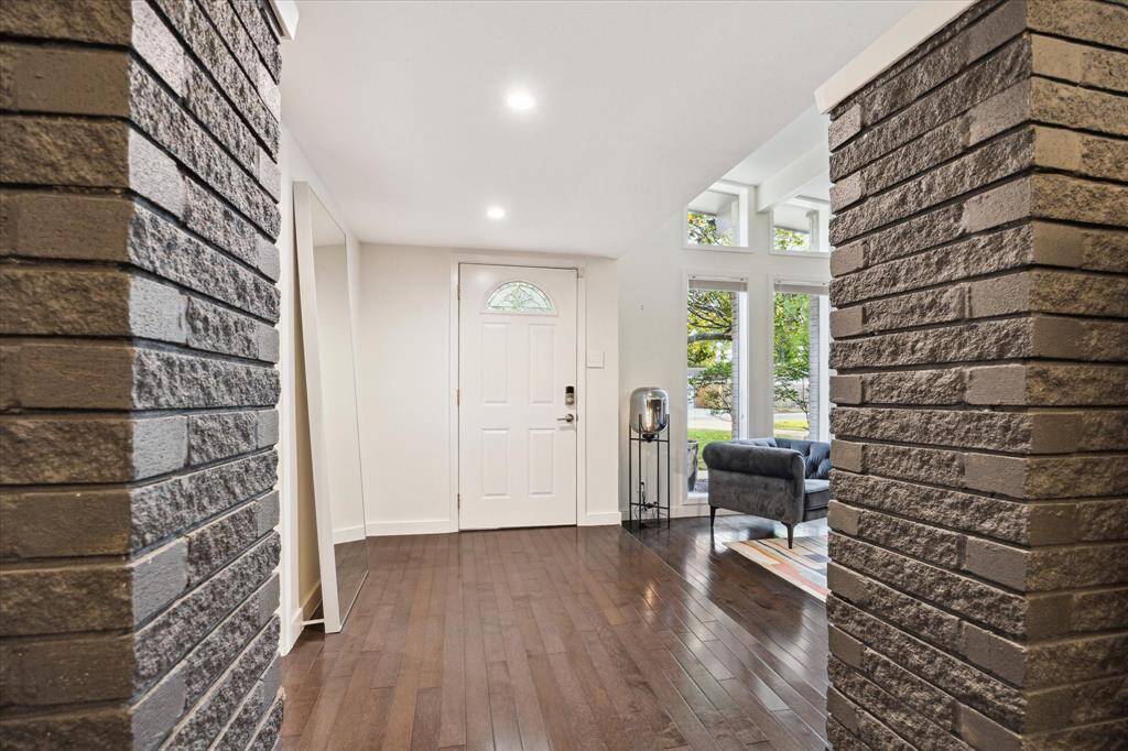 Classic Mid-Century brick accents