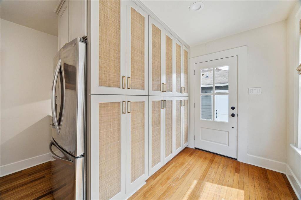 Great storage in the hall between the two bedrooms.
