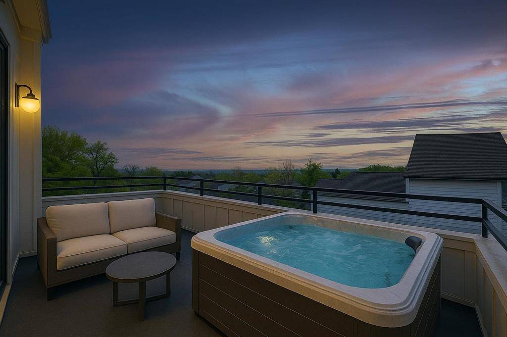 Enjoy your hot tub under the stars, dinner, yoga or meditation..ROOFTOP IS A BLANK CANVAS NOW BUT THIS IS WHAT YOU COULD DO!