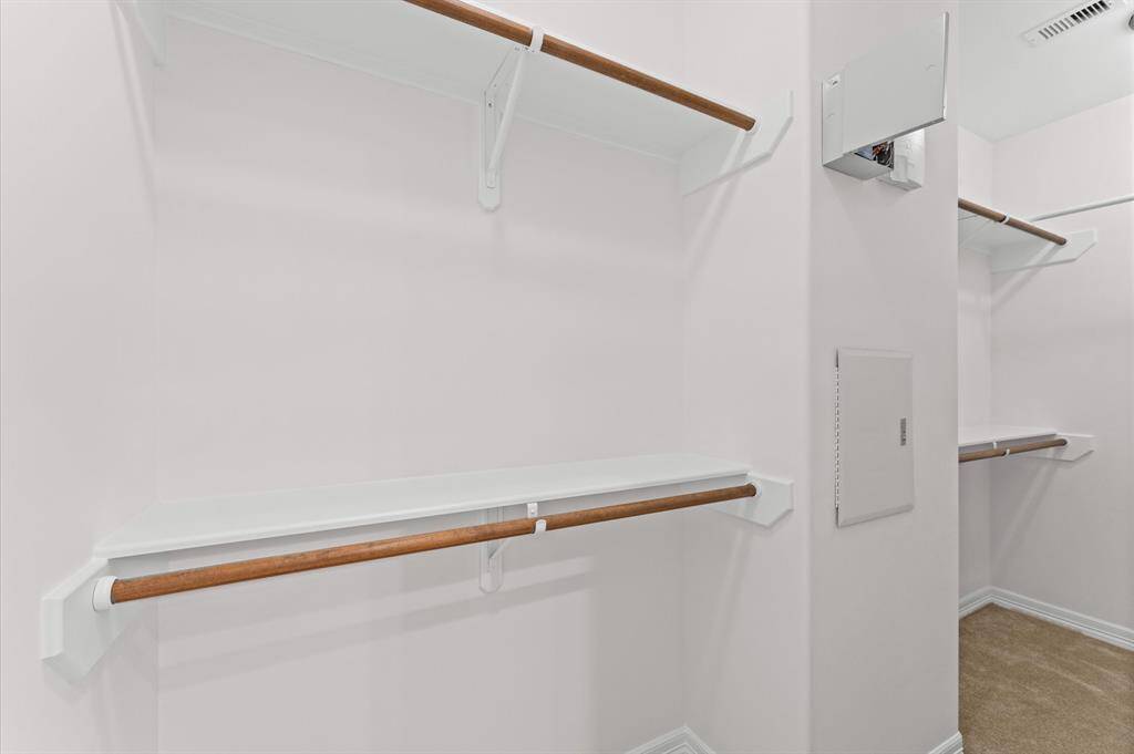 Primary closet