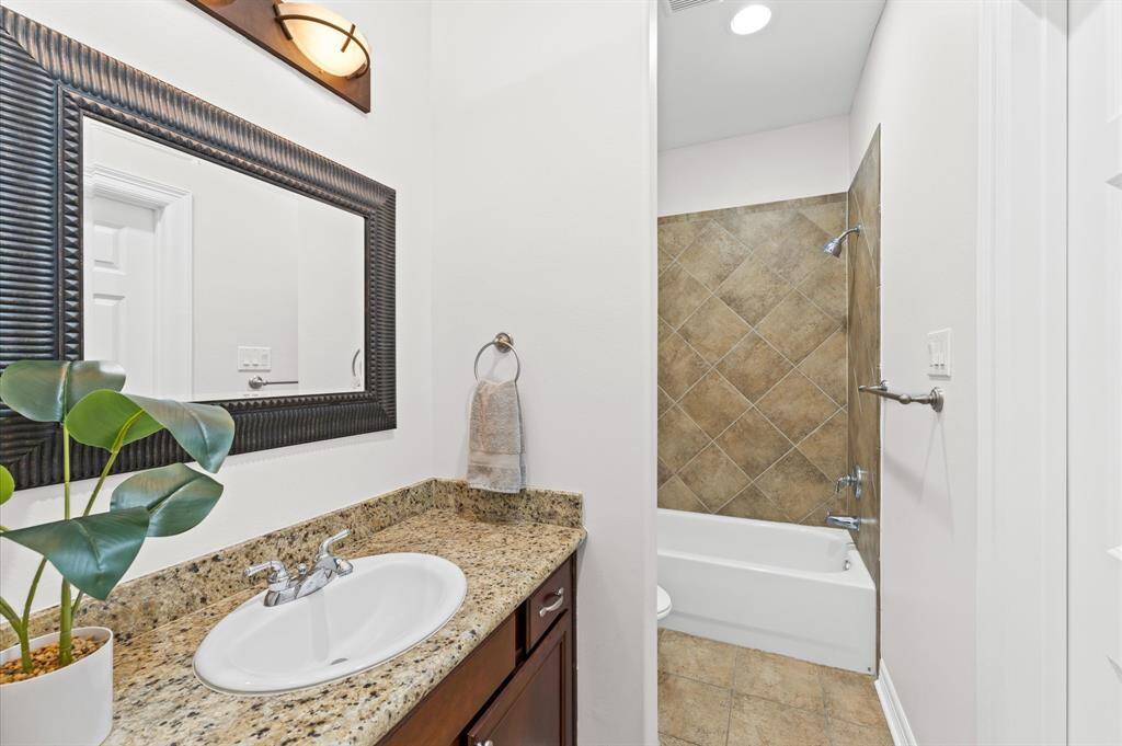 Private bath on the first floor