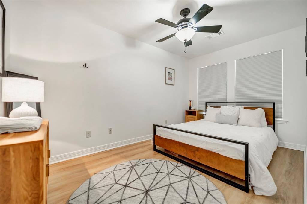 Room being used as secondary bedroom, could also be used as a study