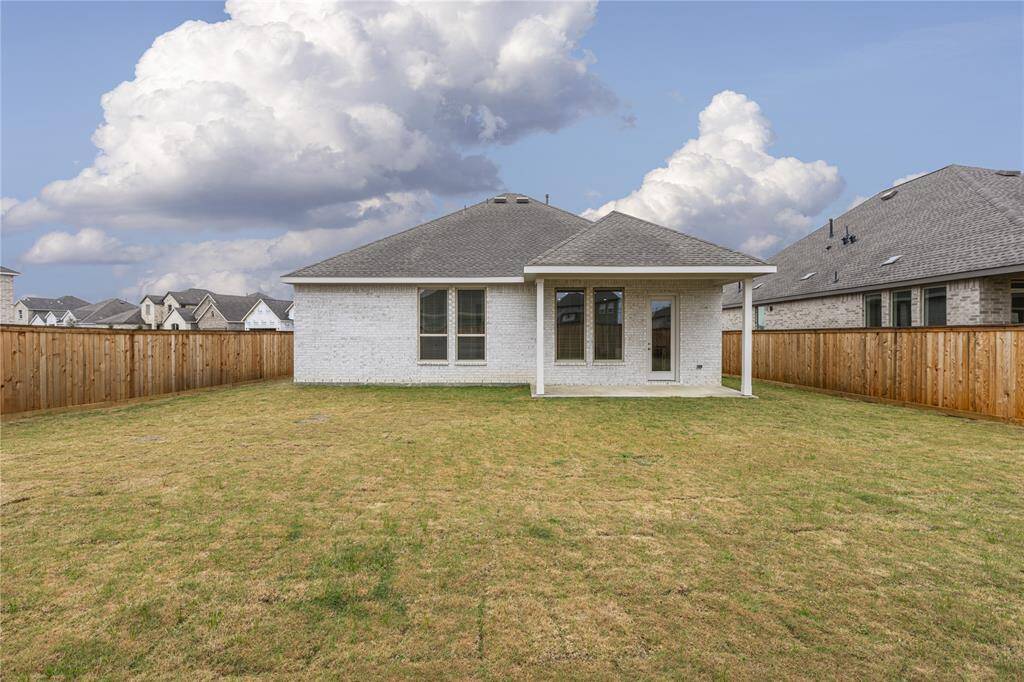 Expansive backyard