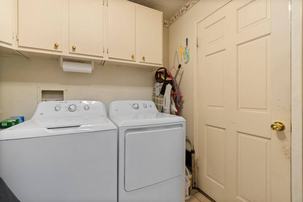 Laundry area