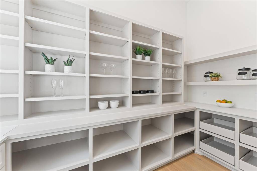 Huge walk-in butler's pantry.