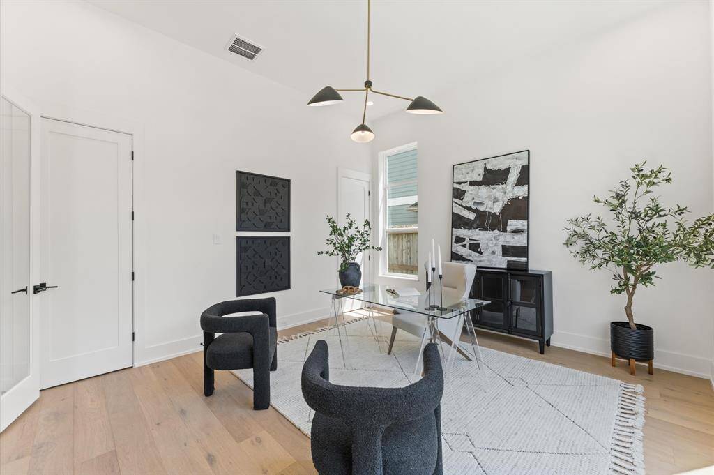 First floor bedroom can also be used as an office.