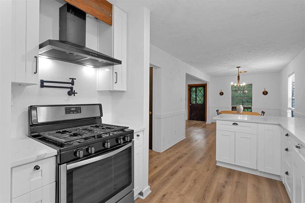 Kitchen recently updated with a new range and dishwasher—ready for your favorite recipes.