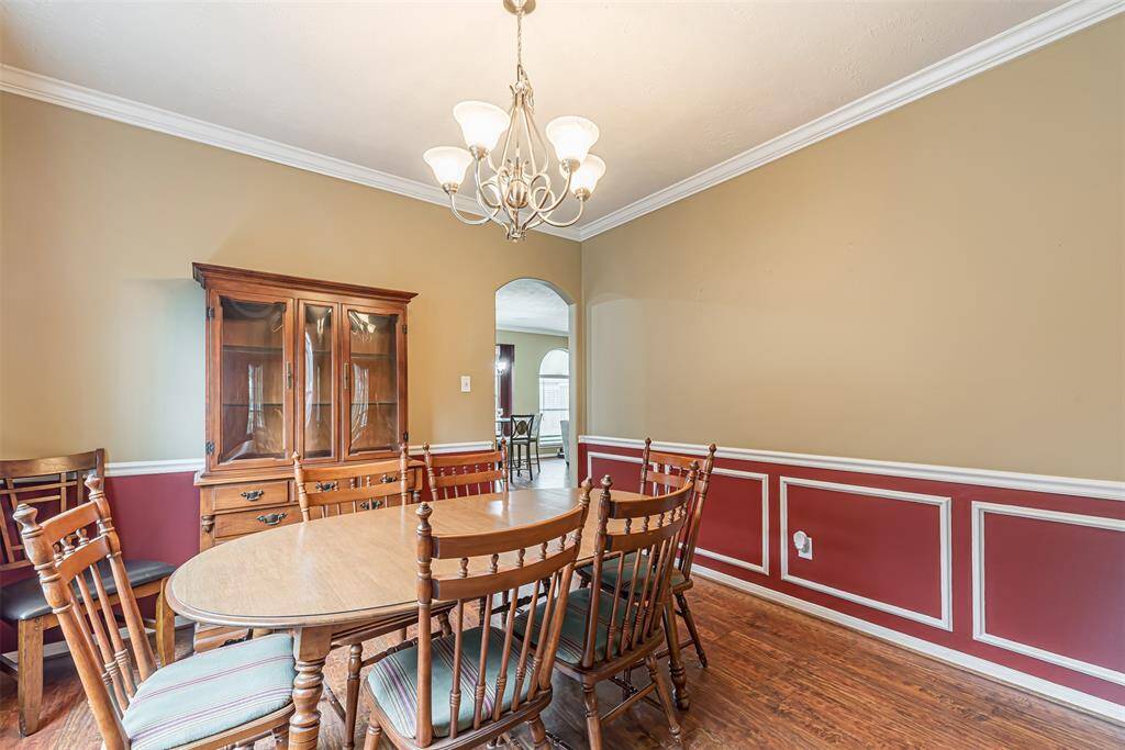 Formal dining room.