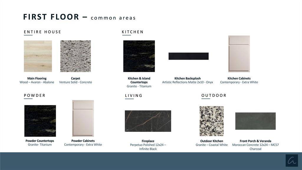 First Floor Common Areas - Selections
