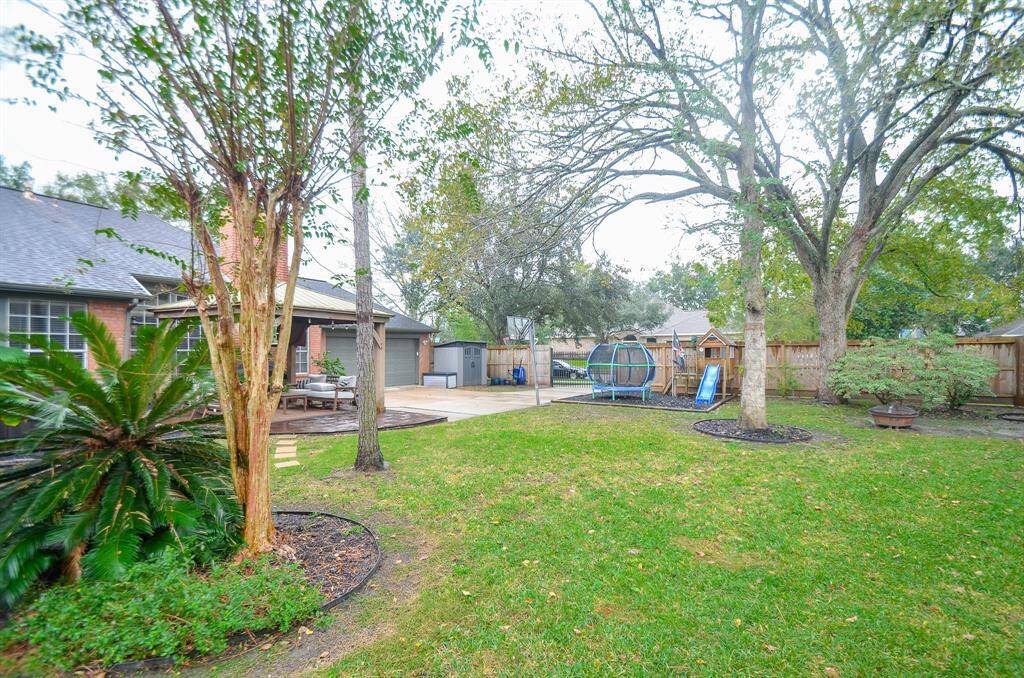 Notice the gated driveway allowing for a safe playspace