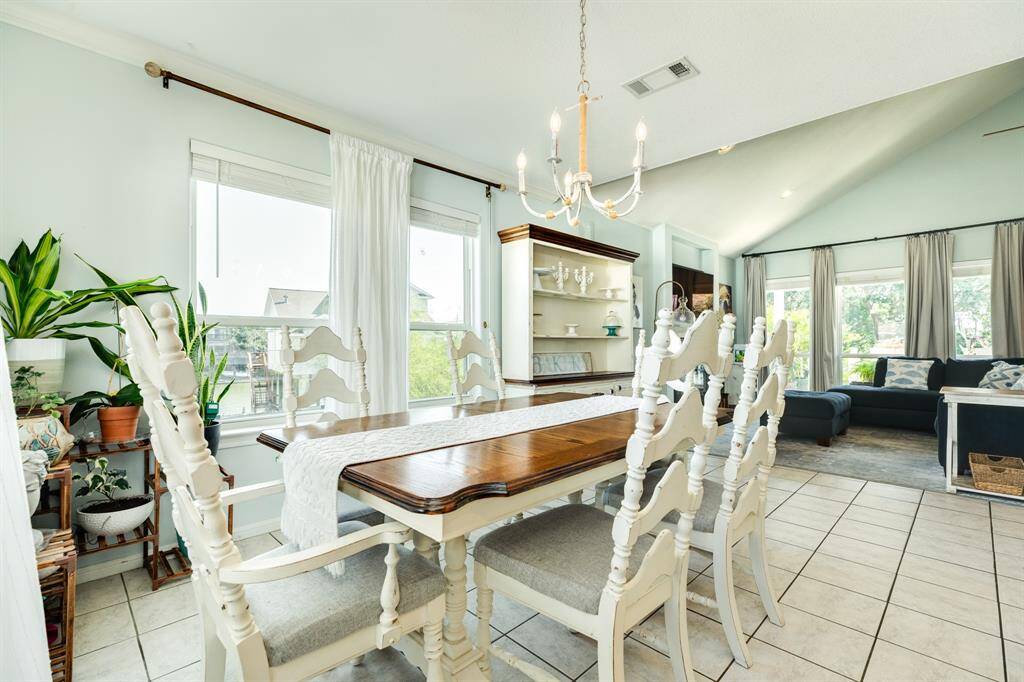 Main area of the upstairs is organized very well with everything close by and views of the outdoor.
