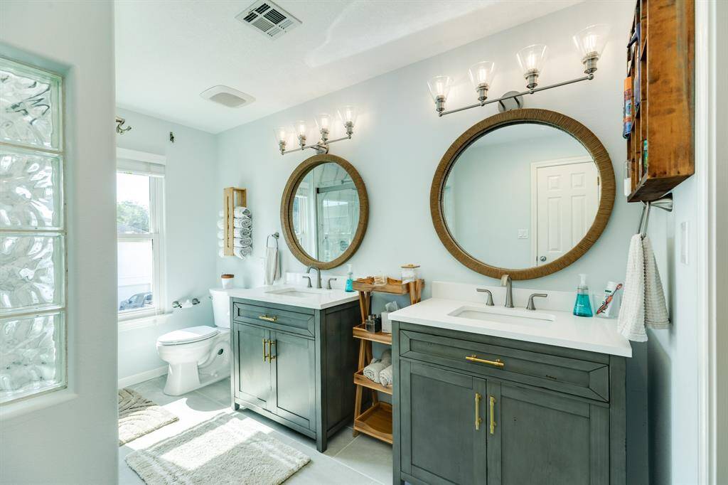 Primary bath, remodeled within the last year.