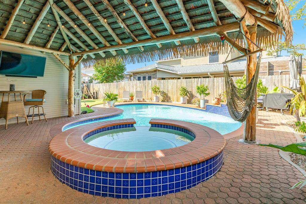 Jetted spa is a bonus!