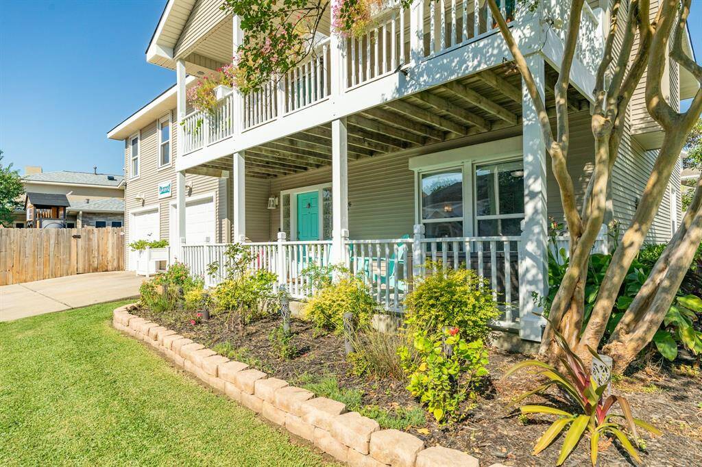House offers covered porches on each level of the home for relaxation and enjoyment and to take in the coastal atmosphere.