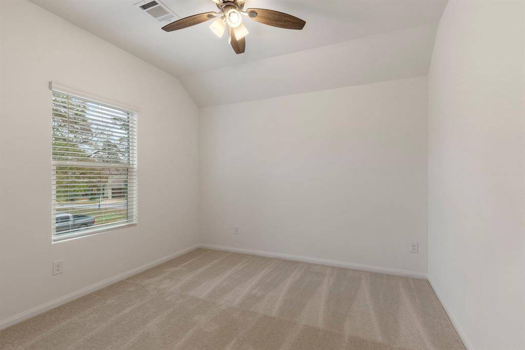Second floor secondary bedroom.