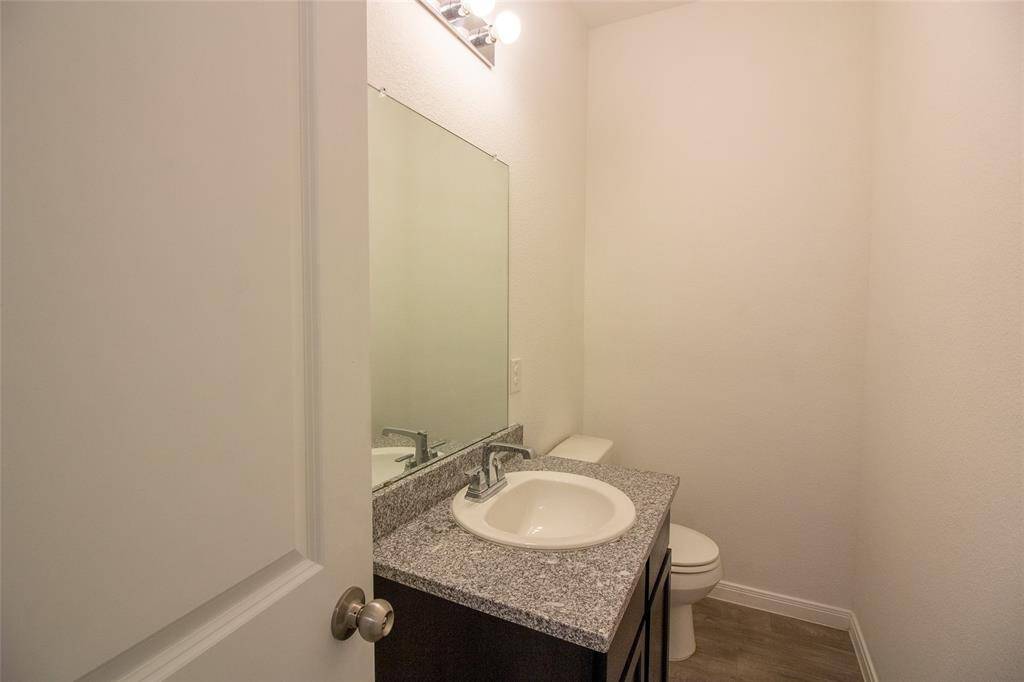 Half bath downstairs...