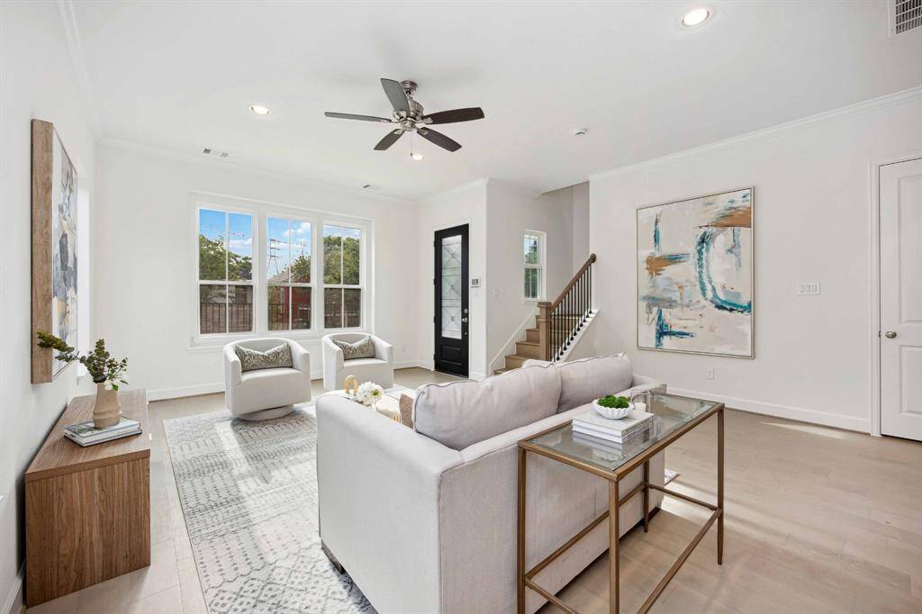 Big windows. Bigger cozy vibes. Natural light pours in all day long, turning this space into your new favorite coffee spot, reading nook, or movie-night haven.