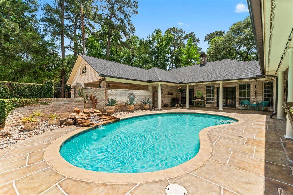 Courtyard pool