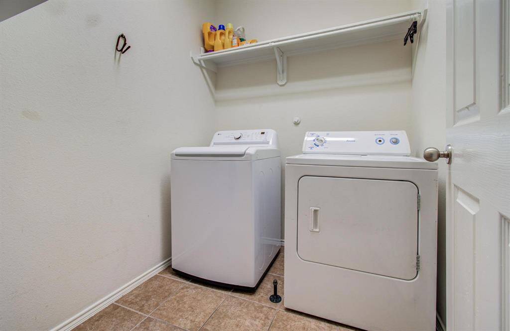 Laundry in the home.